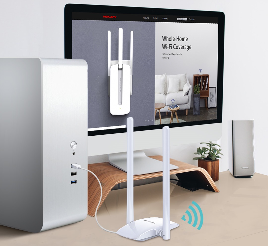 Адаптер Wi-Fi MERCUSYS MW300UH · 5