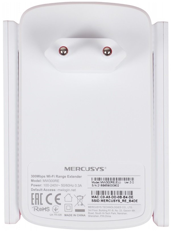 Ретранслятор MERCUSYS MW300RE · 2
