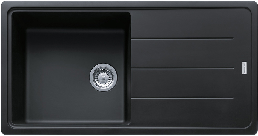 Кухонна мийка FRANKE BASIS BFG 611-97 Онікс (114.0363.933) в Києві