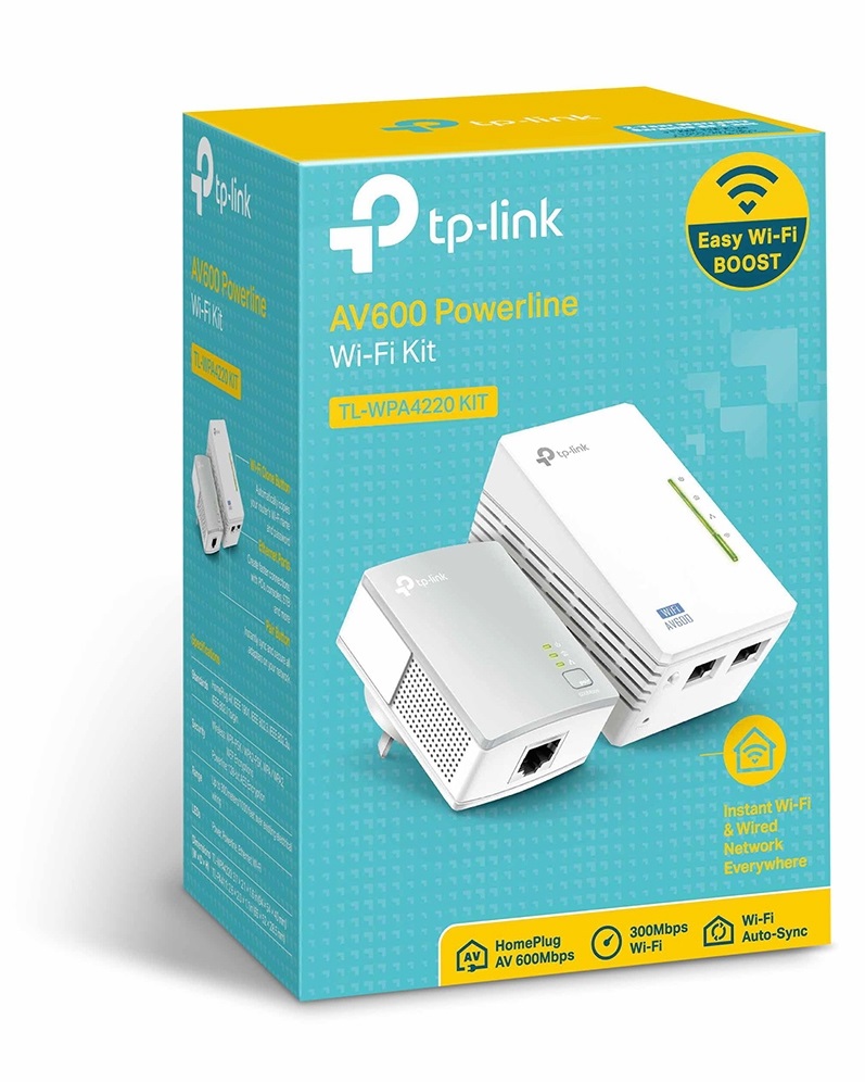 Powerline-адаптер TP-LINK TL-WPA4220 Kit · 2