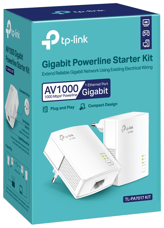 Powerline-адаптер TP-LINK TL-PA7017 KIT · 5