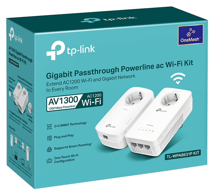 Пристрій Powerline TP-LINK TL-WPA8631P KIT · 3
