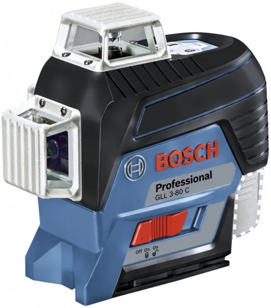 Нівелір лазерний BOSCH GLL 3-80 C +LR7 +BM1 (0.601.063.R05) в Києві