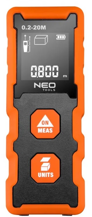 Дальномер лазерный NEO TOOLS диапазон 0.2 – 20 м (75-202) в Киеве