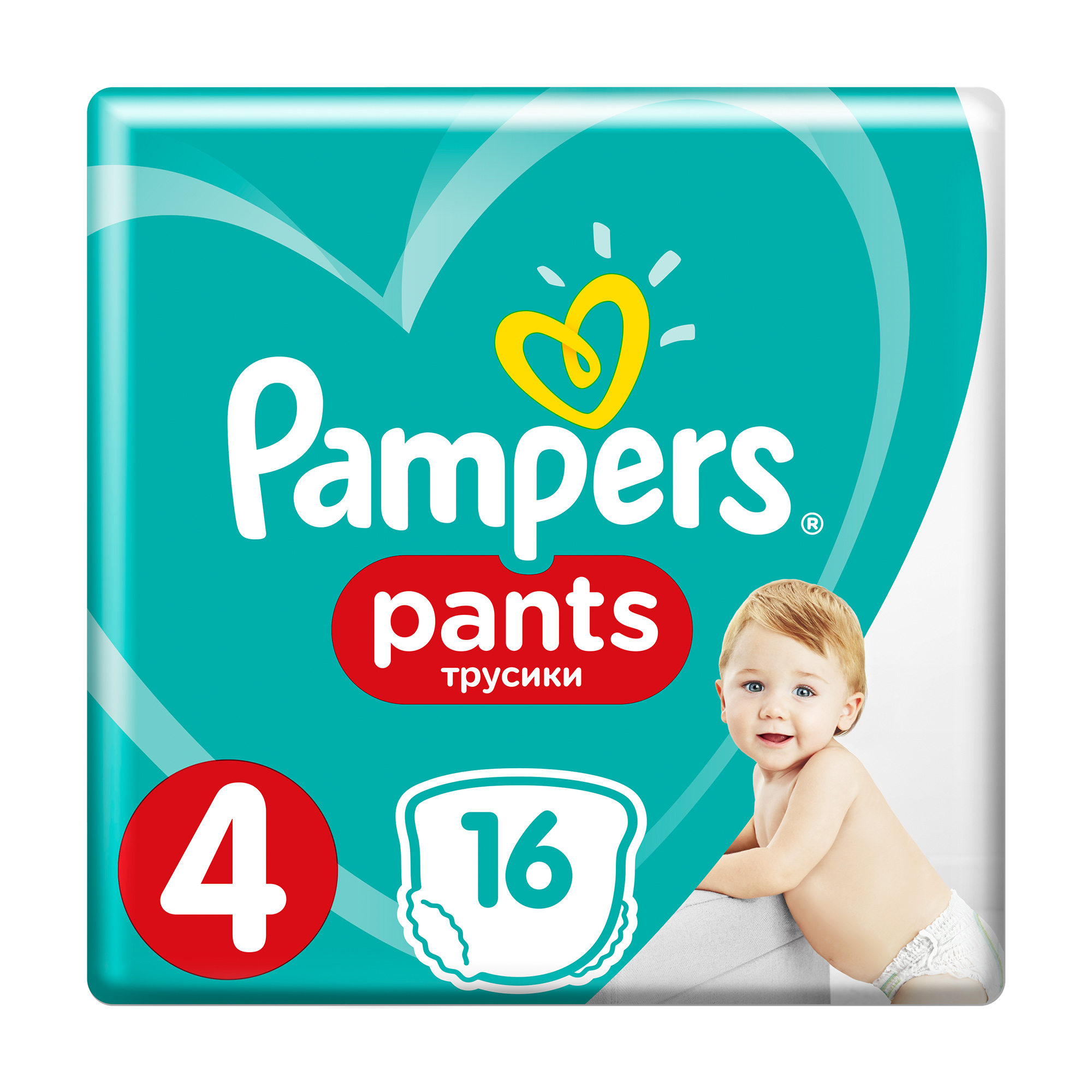 Підгузки-трусики PAMPERS Pants Maxi Розмір 4 (9-15 кг), 16 шт. (4015400726999) в Києві