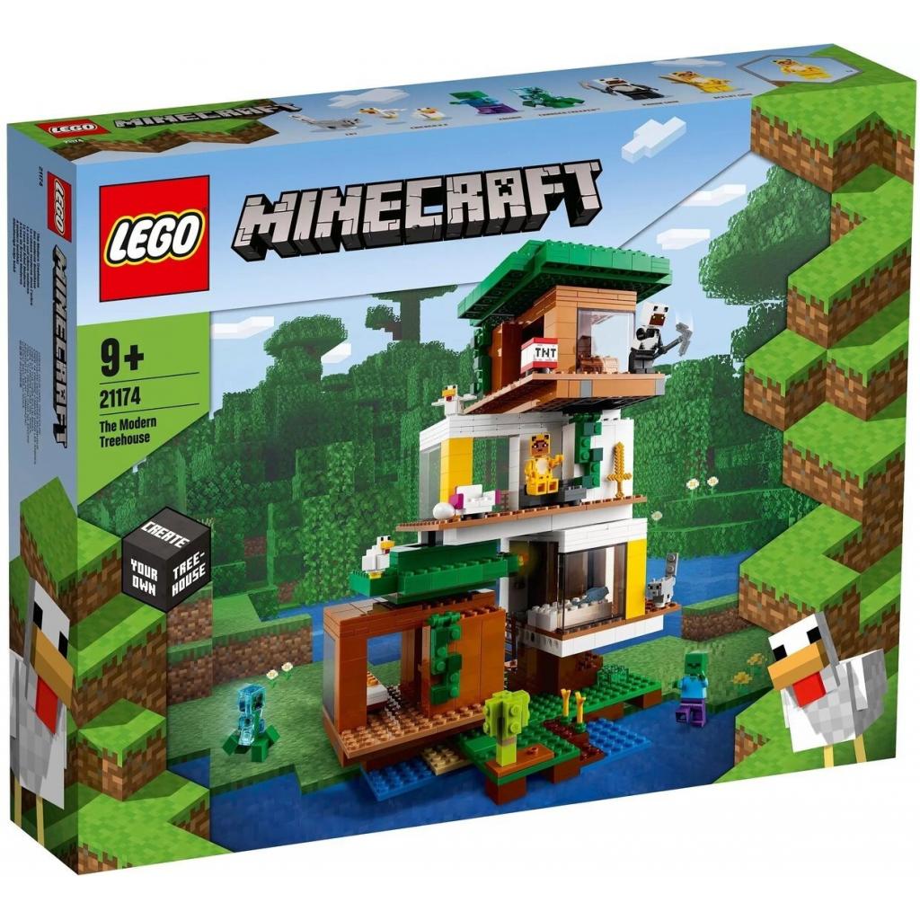 ᐉ Конструктор LEGO Minecraft Современный домик на дереве (21174) — купить в  Киеве и Украине | Цена и отзывы в ELDORADO