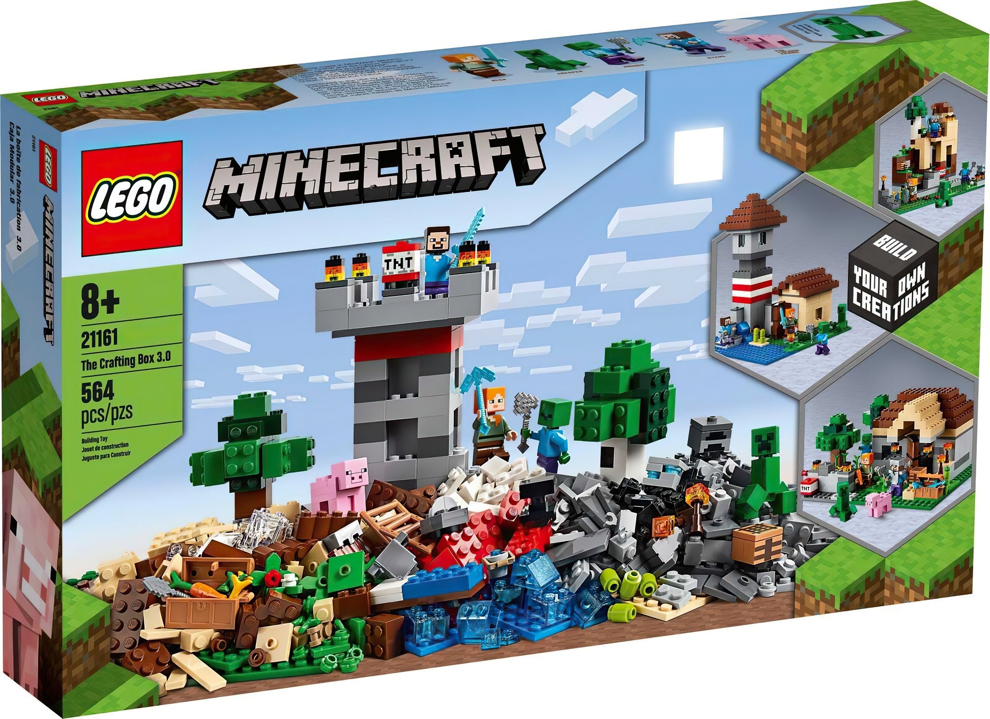 Конструктор LEGO Minecraft Набір для творчості 3.0 (21161) в Києві