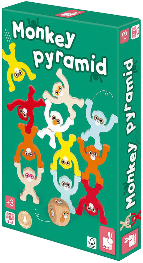 Настольная игра JANOD Обезьяны акробаты 20 шт (J02633) в Киеве