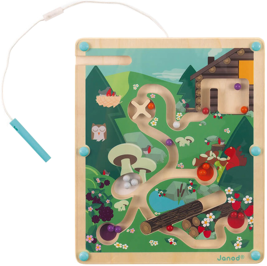 Настольная игра JANOD Магнитный лабиринт - Лес (J05311) в Киеве