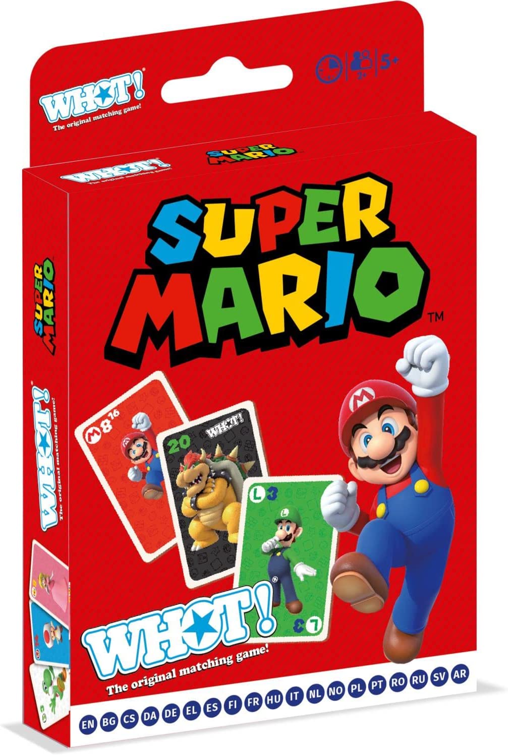 Настільна гра WINNING MOVES Super Mario Whot! Board Game (WM02857-ML1-12) в Києві