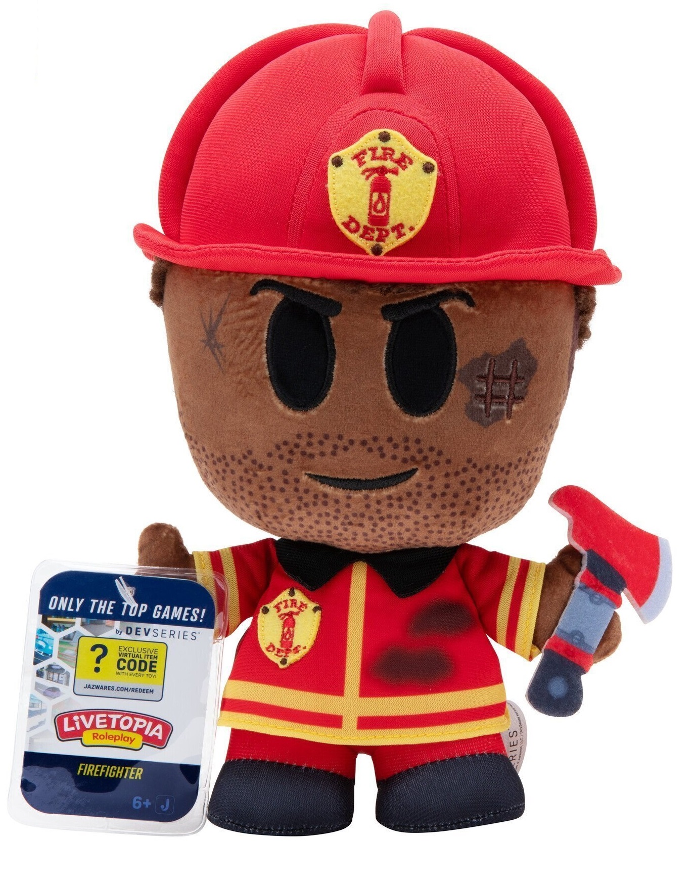 М'яка ігрaшка DEVSERIES Collector Plush Livetopia Firefighter (CRS0014) в Києві