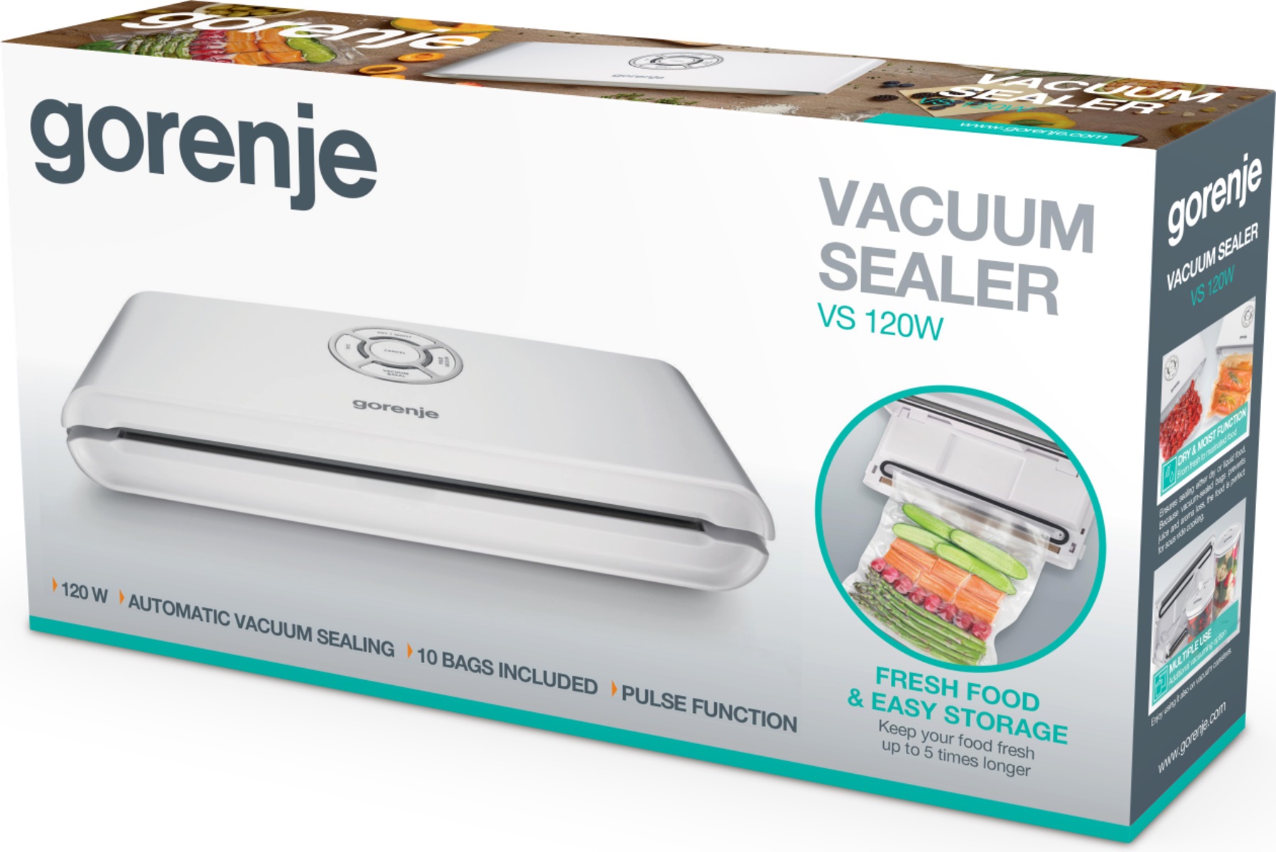 Пакувальник вакуумний GORENJE VS120W · 3
