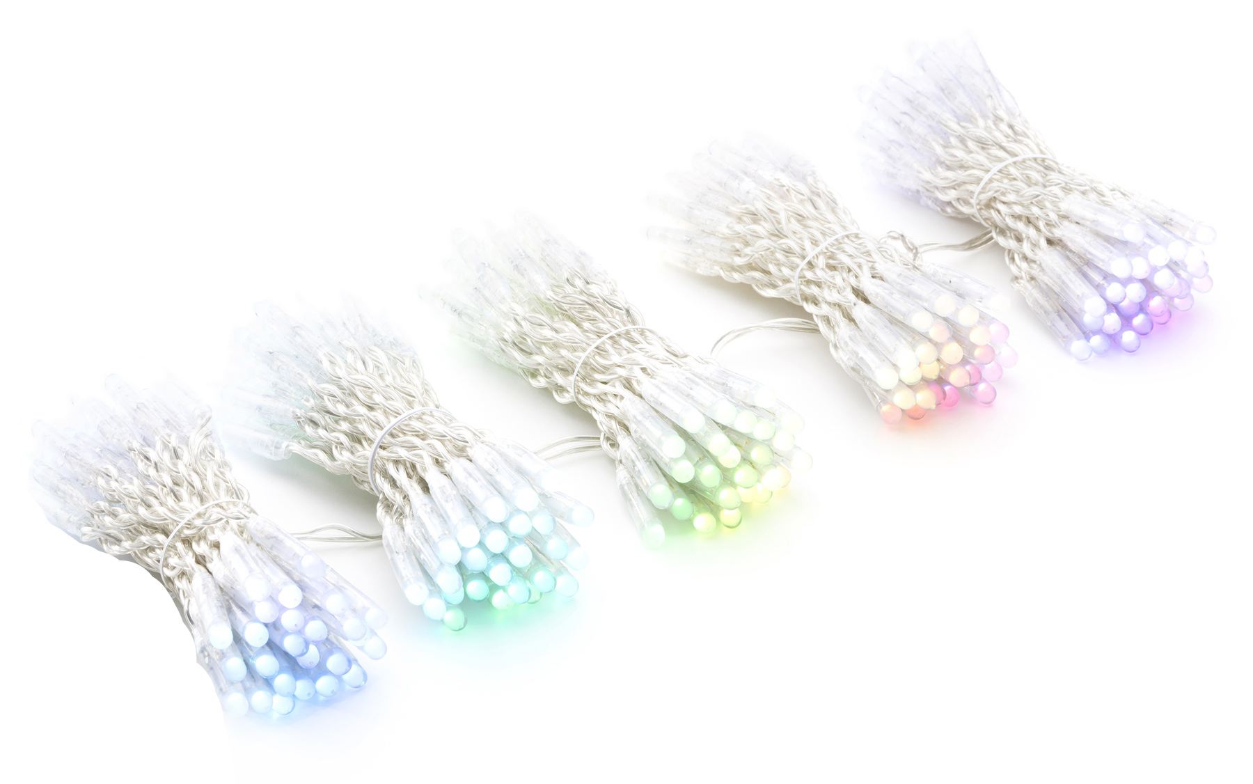 Світлодіодна гірлянда TWINKLY Smart Pro Curtain RGB 250 Transparent 5 м (TWP-CU-CA-05X50STP-T) в Києві