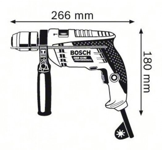 Дриль ударний BOSCH GSB 13 RE (0.601.217.100) · 6