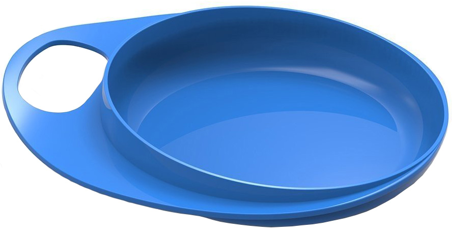 Тарелка для кормления NUVITA Easy Eating мелкая 2 шт. (NV8451Blue) в Киеве