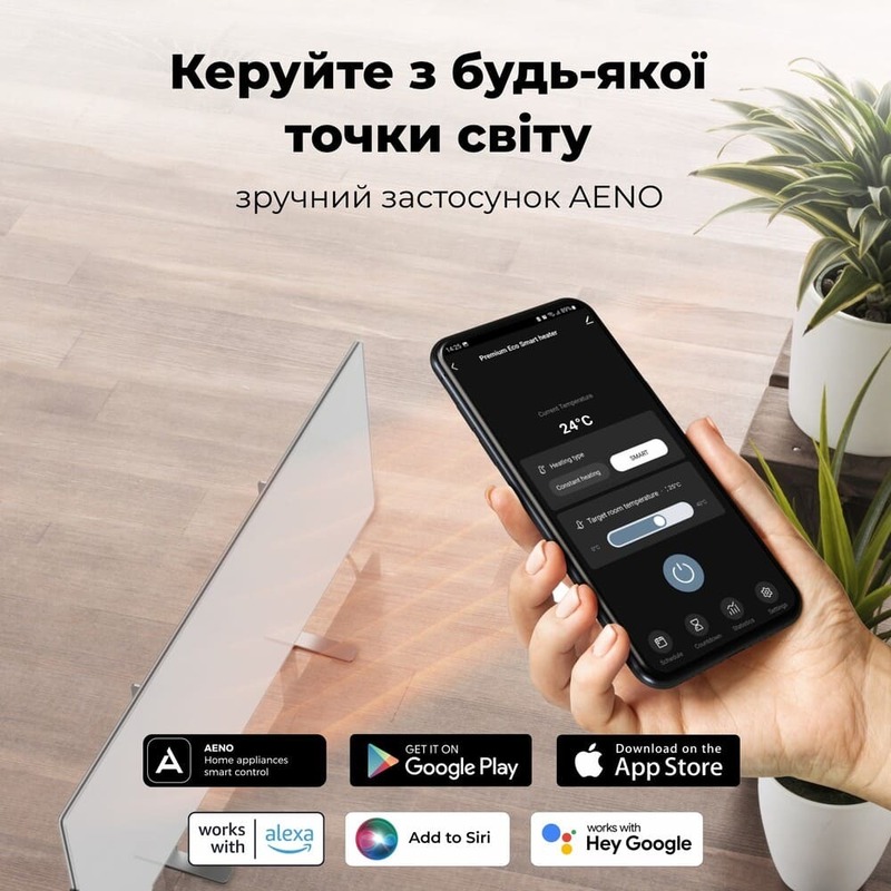 Конвектор AENO Premium Eco Smart GH4S Black (AGH0004S) · 3