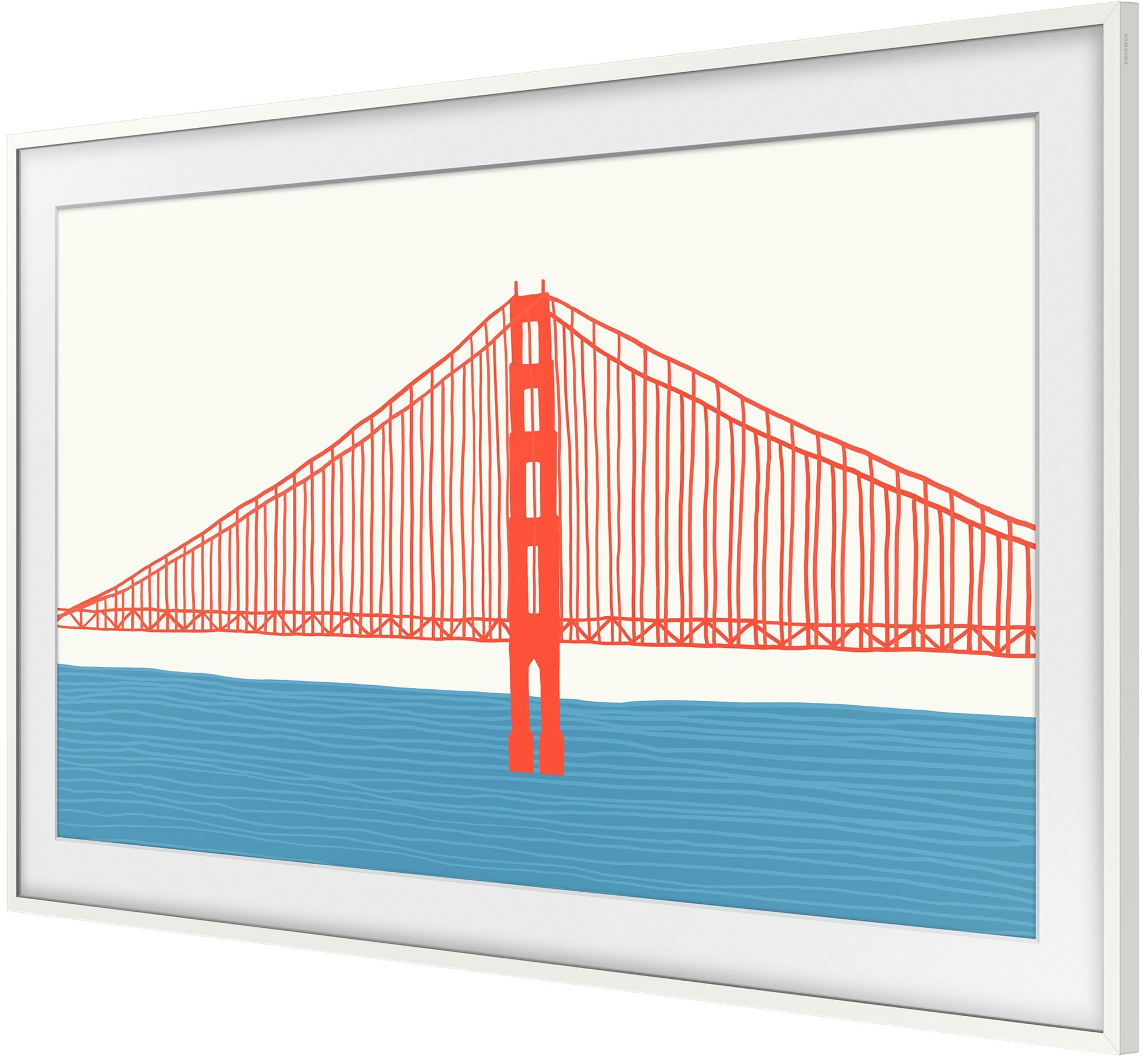 Рамка для ТВ SAMSUNG FRAME 55 White (VG-SCFA55WTBRU) · 2