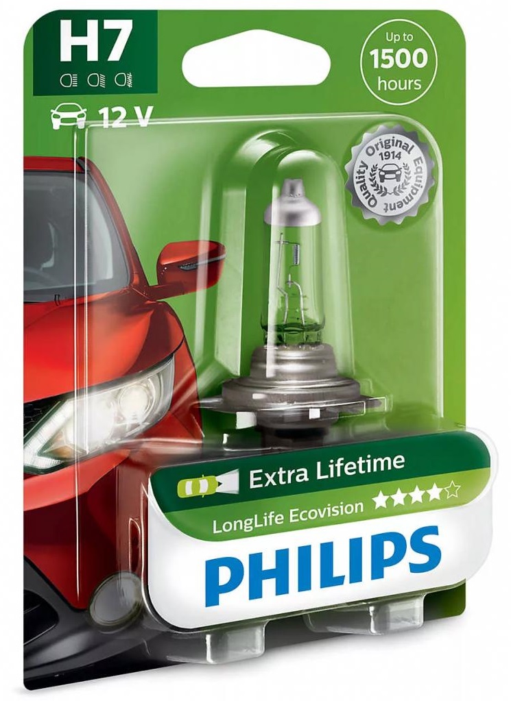 Автолампа PHILIPS H7 55W (12972 LLECO B1) в Києві