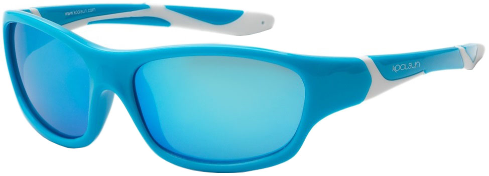 Сонцезахисні окуляри дитячі KOOLSUN Sport 3+ (KS-SPBLSH003) Turquoise-White в Києві