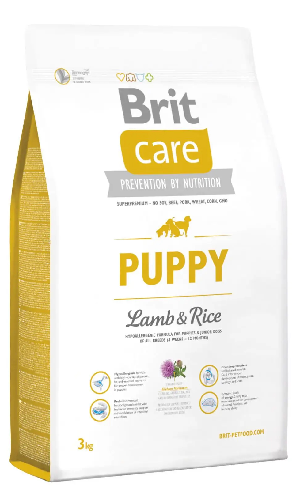 Сухой корм для щенков BRIT Care Puppy Lamb and Rice 3 кг (132701 /9805) в Киеве