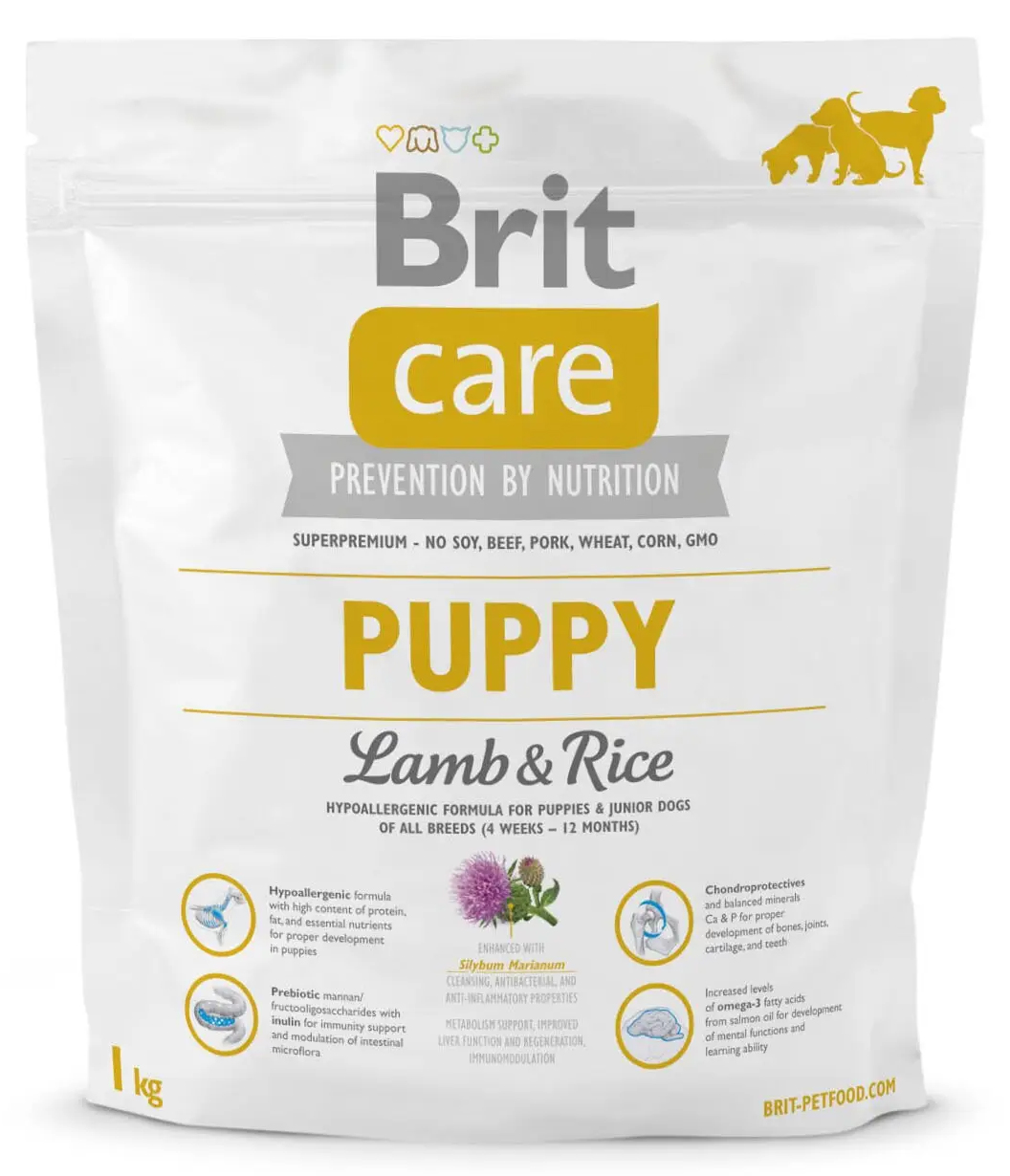 Сухий корм для цуценят BRIT Care Puppy Lamb and Rice 1 кг (132702 /9812) в Києві