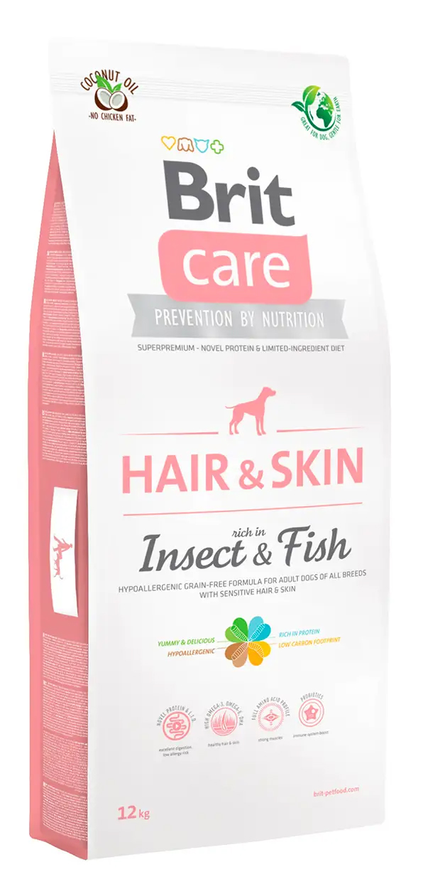 Сухой корм для собак BRIT Care Dog Insect Fish с насекомыми и рыбой 12 кг (171704) в Киеве