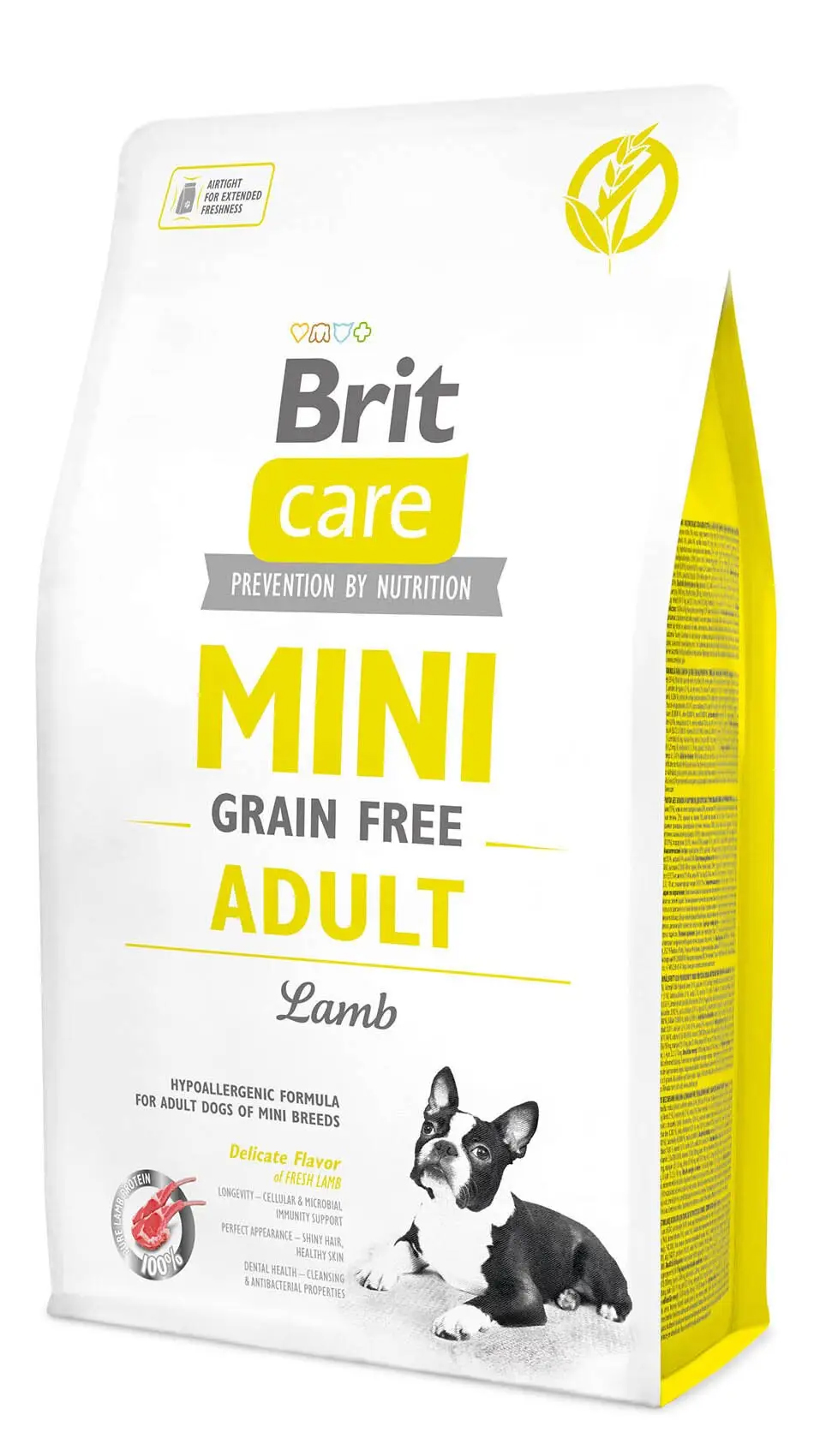 Сухий корм для собак BRIT Care GF Mini Adult Lamb ягня 2 кг (170770/0107) в Києві