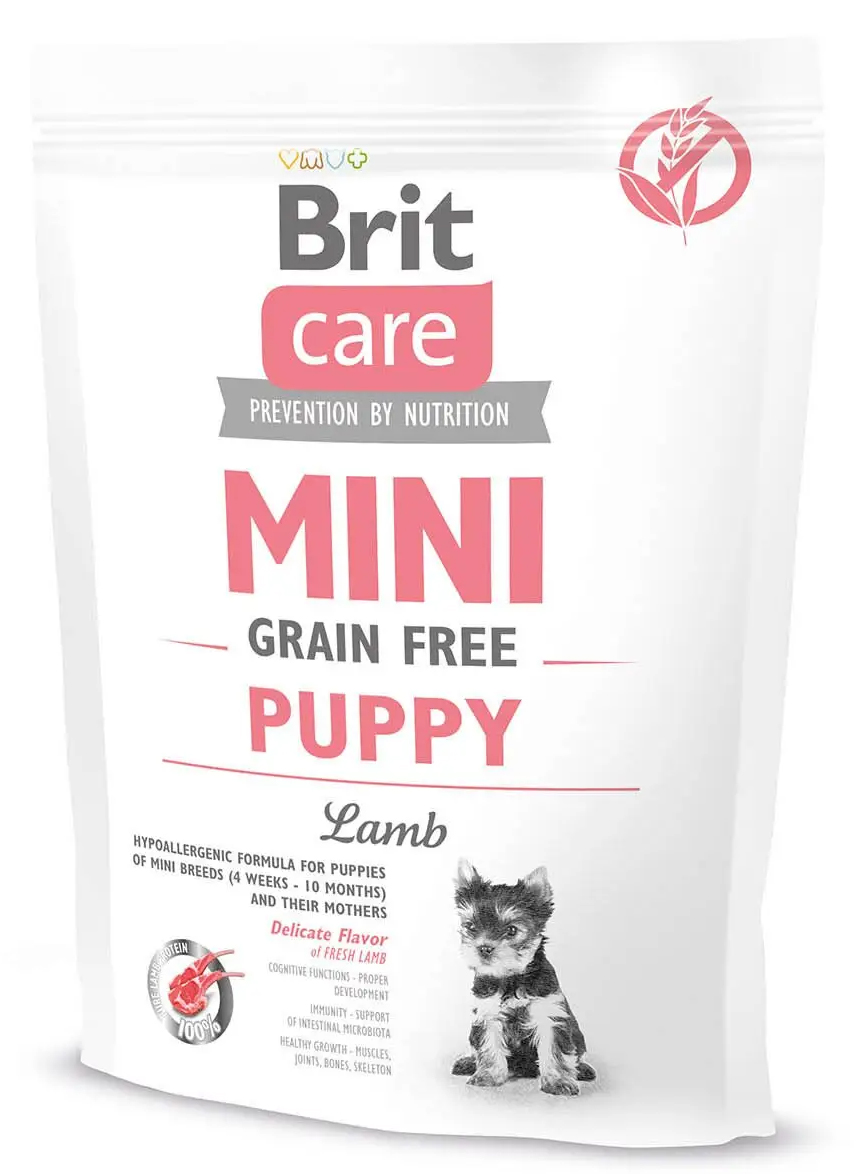 Сухой корм для щенков BRIT Care GF Mini Puppy Lamb ягненок 400 г (170774/0145) в Киеве