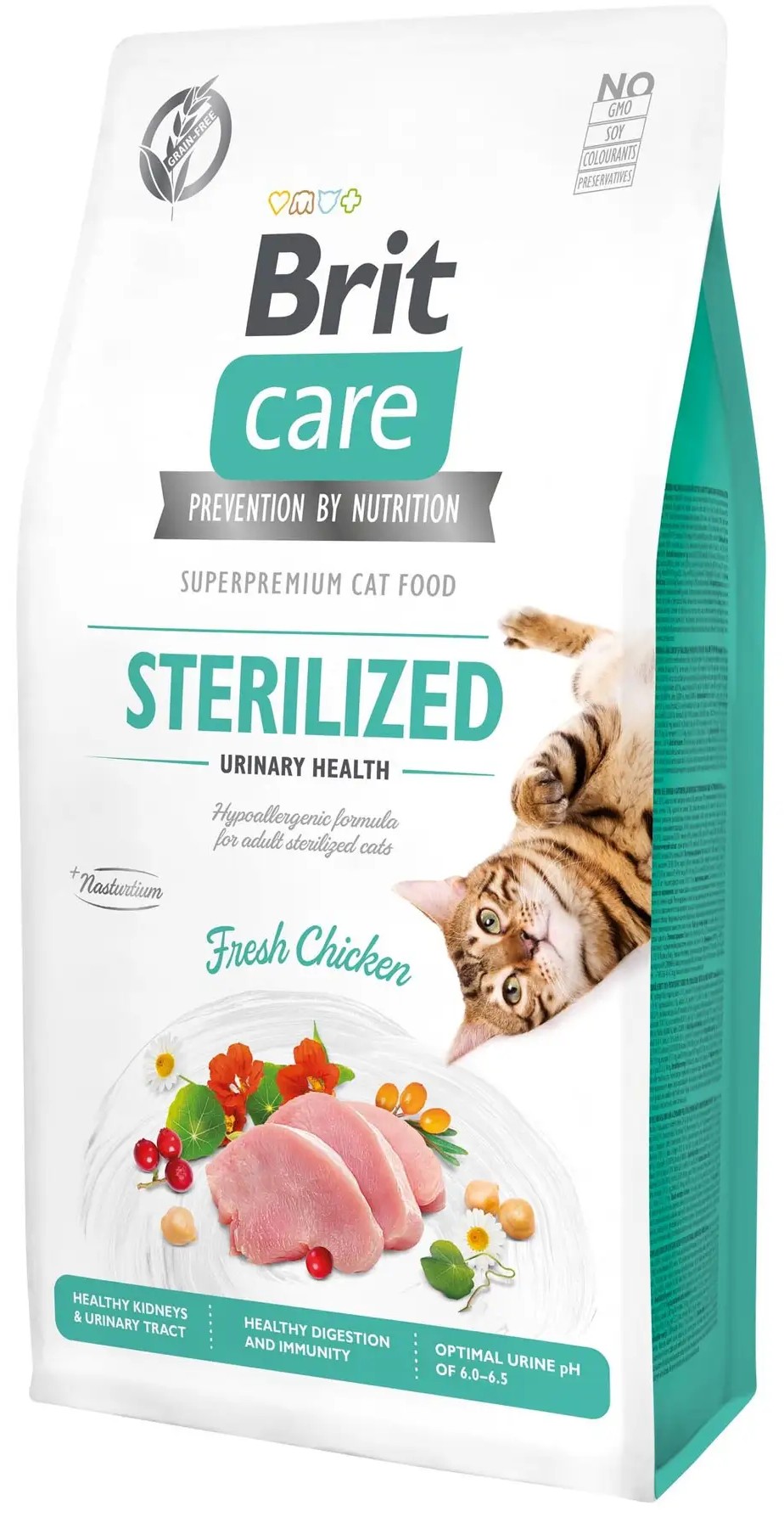 Сухой корм для стерилизованных кошек BRIT Care Cat GF Sterilized Urinary Health с курицей 7 кг (171285/0723) в Киеве