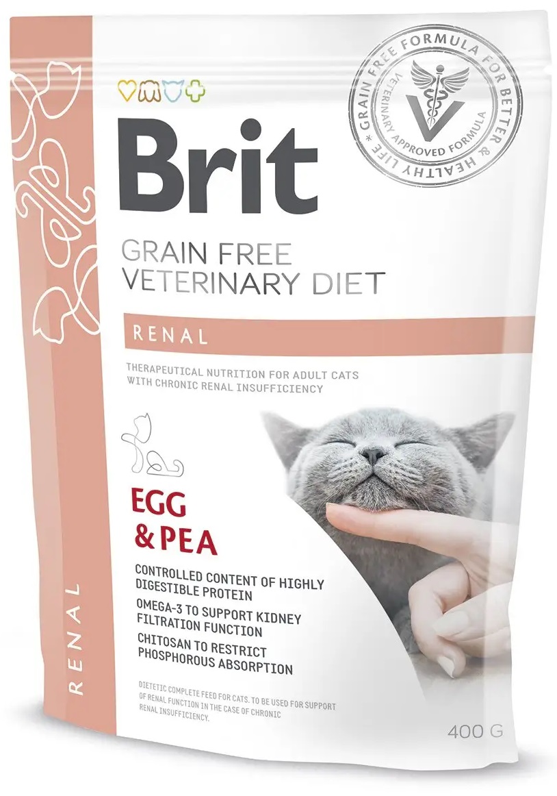 Сухой корм для кошек BRIT GF Veterinary Diets Cat Renal 400 г (170958/528332) в Киеве