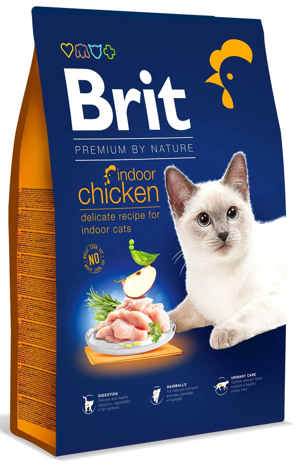Сухий корм для котів BRIT Premium by Nature Cat Indoor курка 8 кг (171869/3228) в Києві