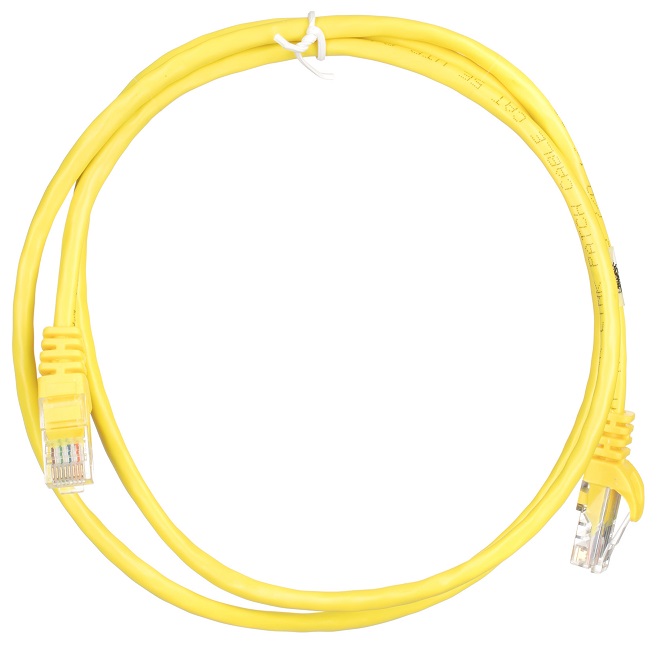 Патч-корд 2E CAT 5E,UTP,RJ45, 26AWG ,7/0.16 CU, 1.20 M, PVC,YELLOW · 2