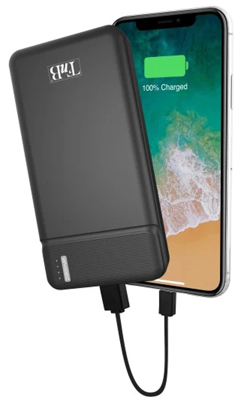 Універсальна мобільна батарея TnB 20000mAh 10W Black · 5