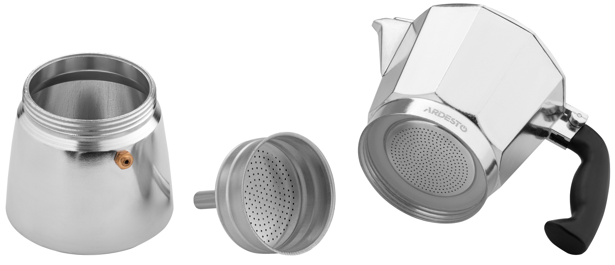 Гейзерна кавоварка ARDESTO Gemini Cremona 240 мл (AR0806AG) · 5