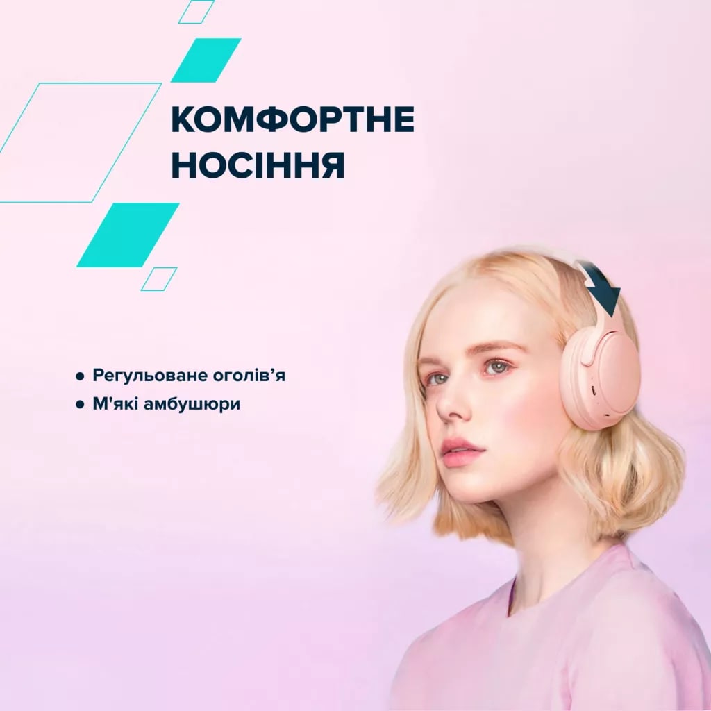 Навушники CANYON OnRiff 4 Pink (CNS-CBTHS4P) · 5