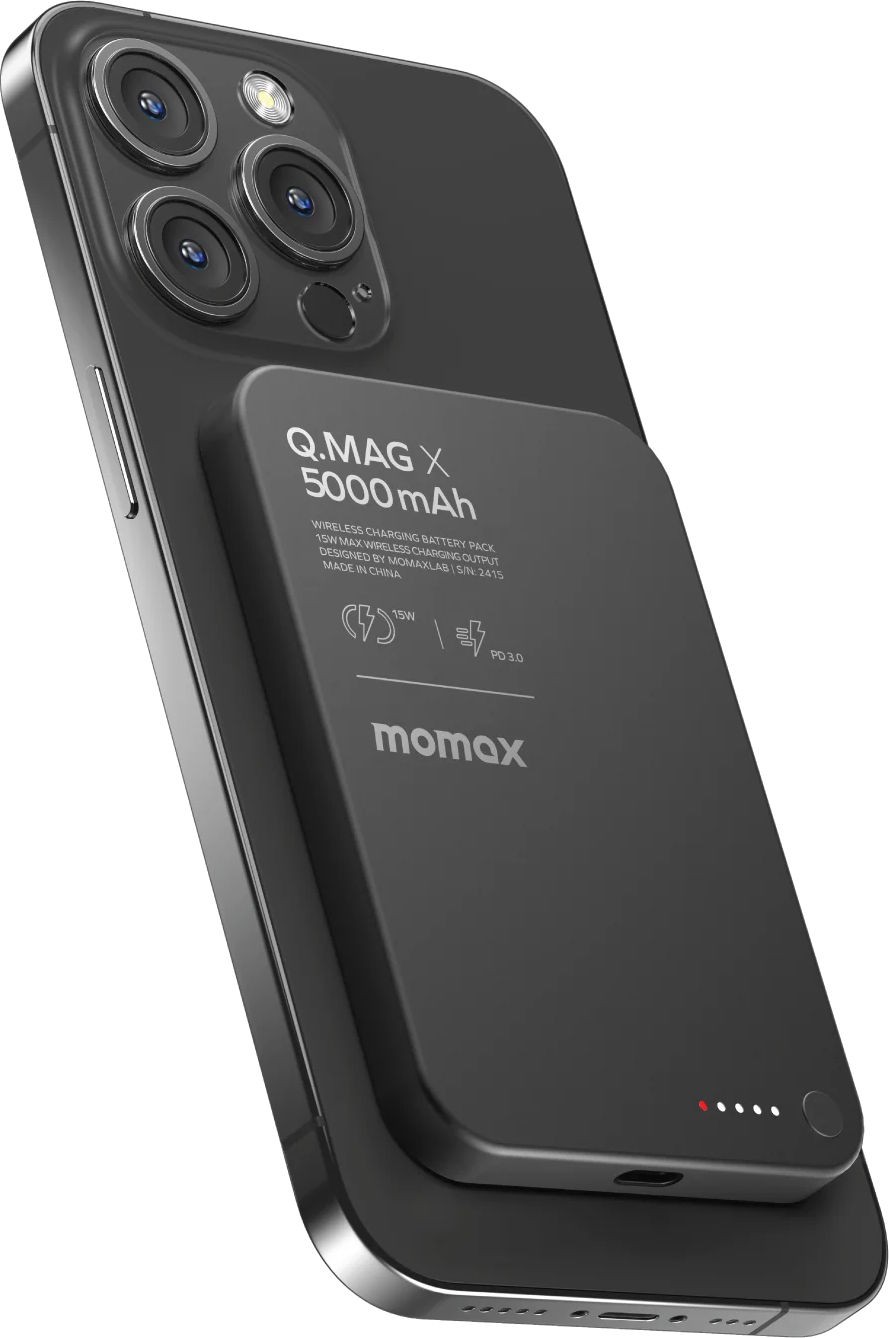 Батарея мобільна MOMAX Q.Mag X 5000mAh 20W Pink (IP116AP)
