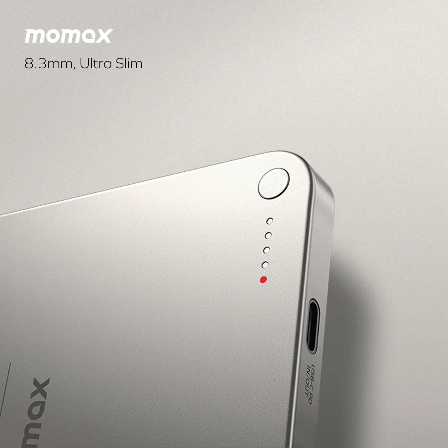 Батарея мобільна MOMAX Q.Mag X 5000mAh 20W Pink (IP116AP) · 5