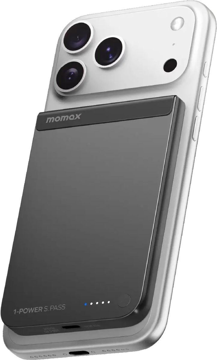 Батарея мобільна MOMAX 1-Power S.Pass 5000mAh 20W Solar Orange · 2