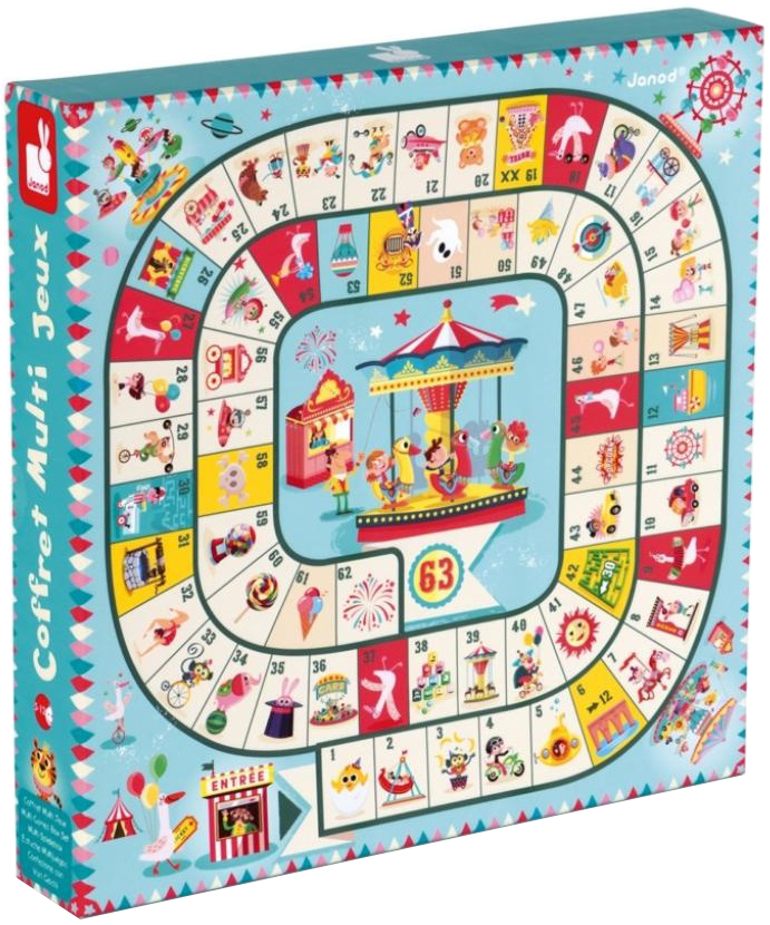 Настольная игра JANOD 5 в 1 (J02742) в Киеве