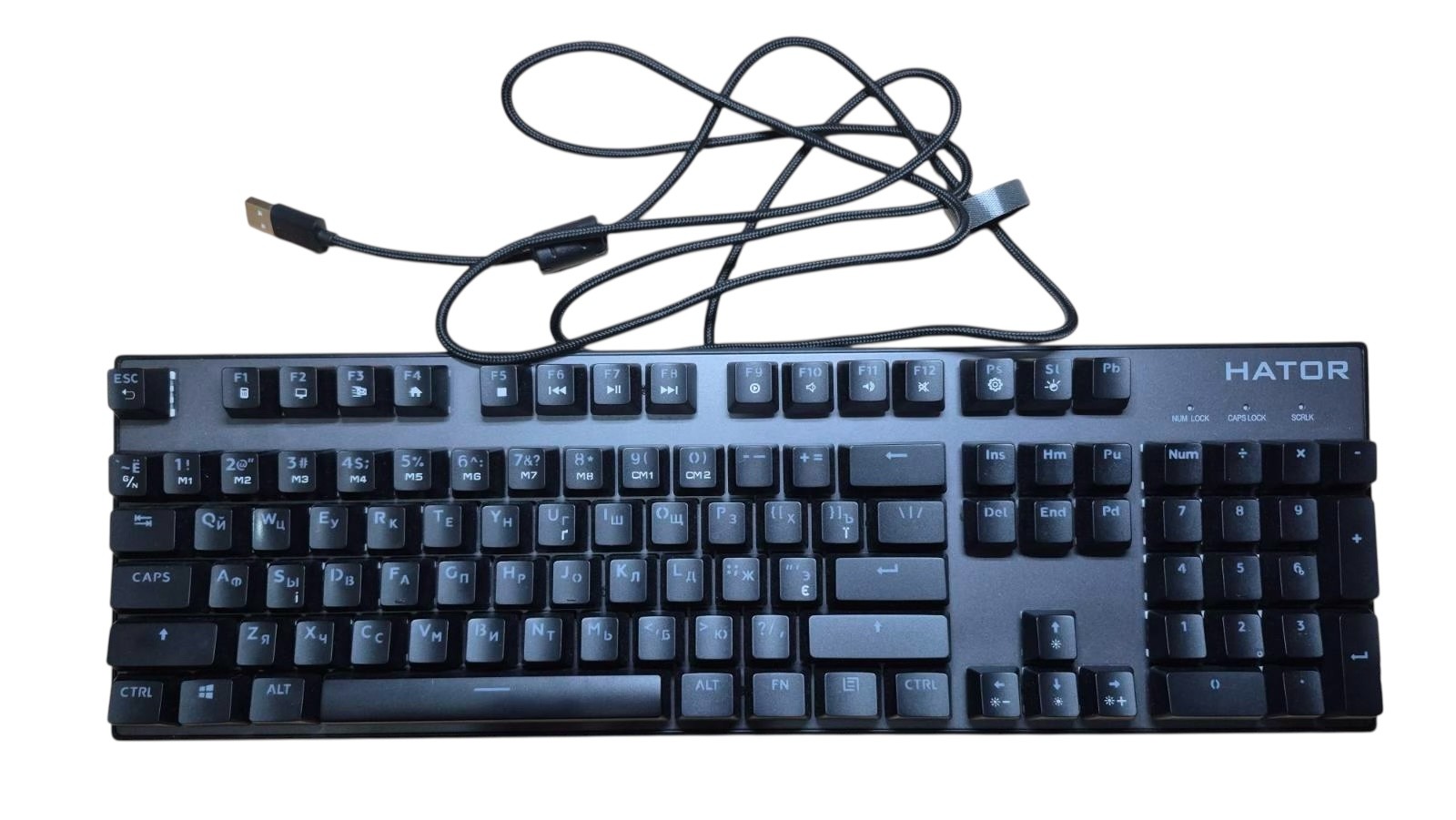 УЦІНКА! Ігрова клавіатура HATOR Starfall Outemu Red USB Black (HTK-608) (2009864703445) · 2
