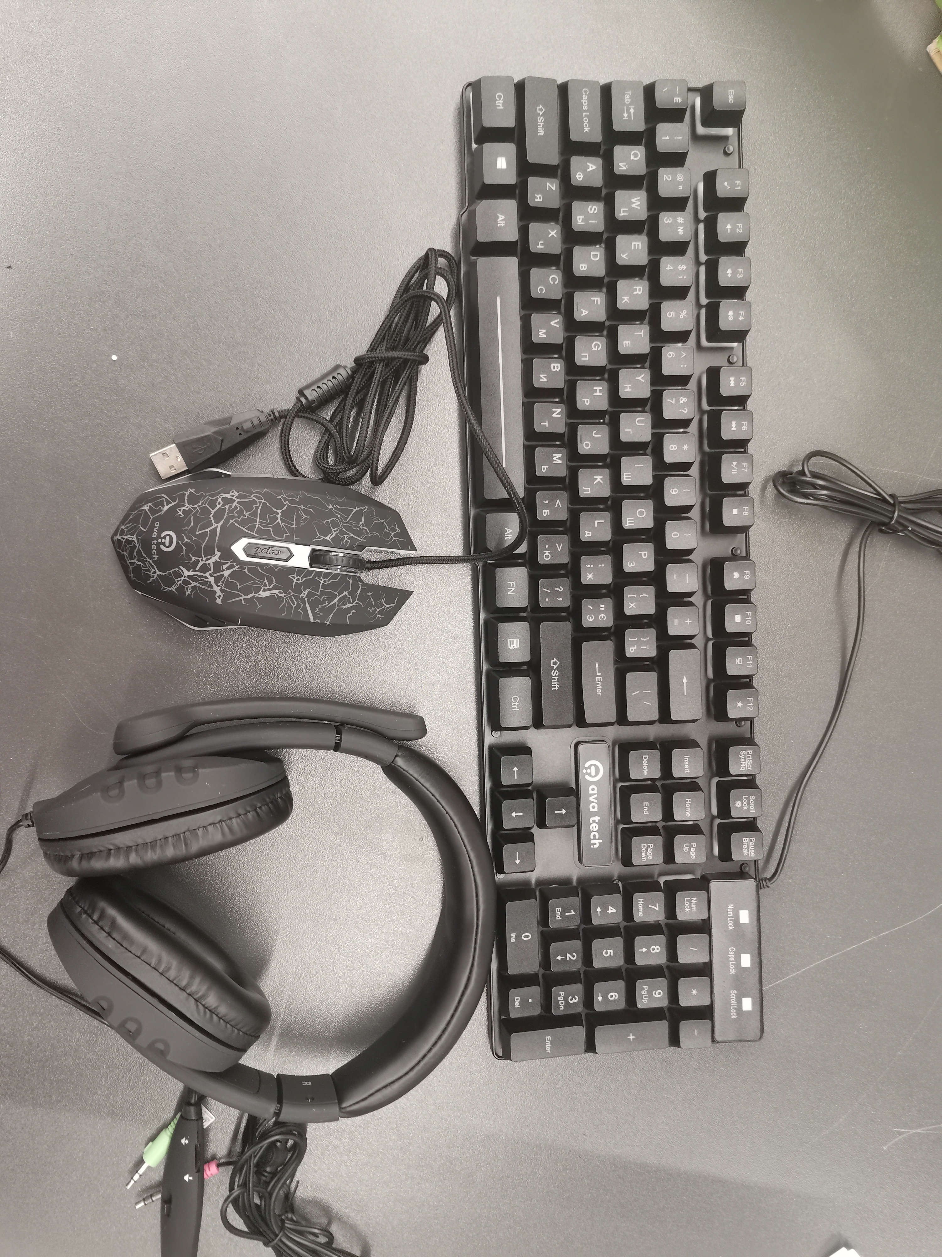 УЦІНКА! Ігровий комплект 4в1 PIKO GX200 USB (1283126489808) (2009864704657) · 2
