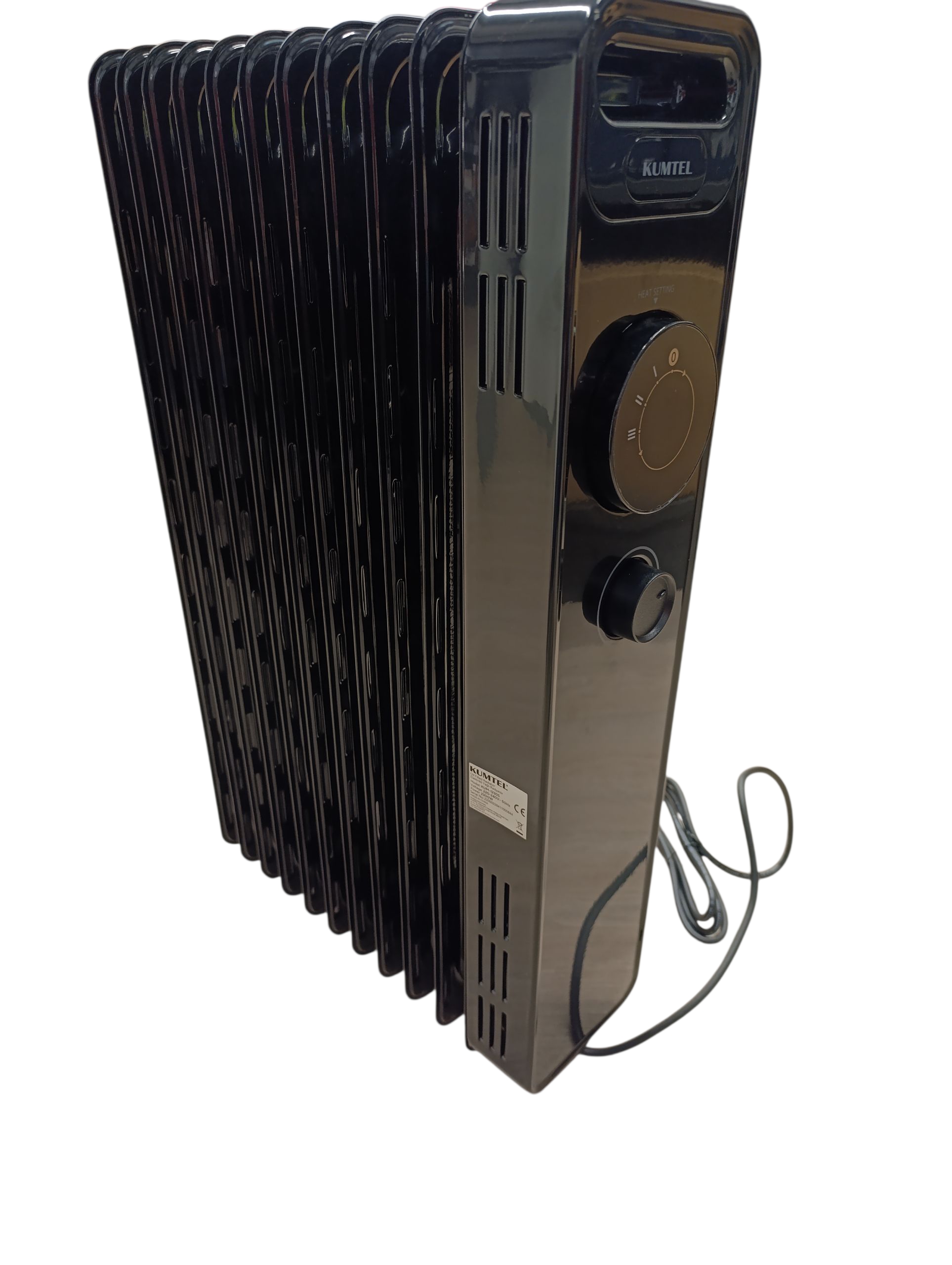 УЦІНКА! Обігрівач масляний KUMTEL KUM-1230S Black (2009864705319) · 6
